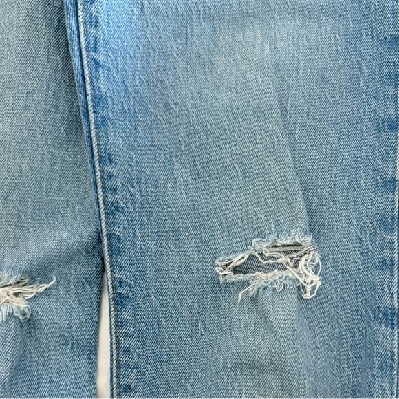 Levi’s 501 Women’s High Rise Distressed Straight Leg Jeans W24 L30 Button Fly - Picture 12 of 12